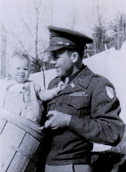 John Fallon with baby